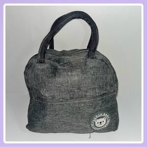 Gray Mini Insulated Lunch Bag